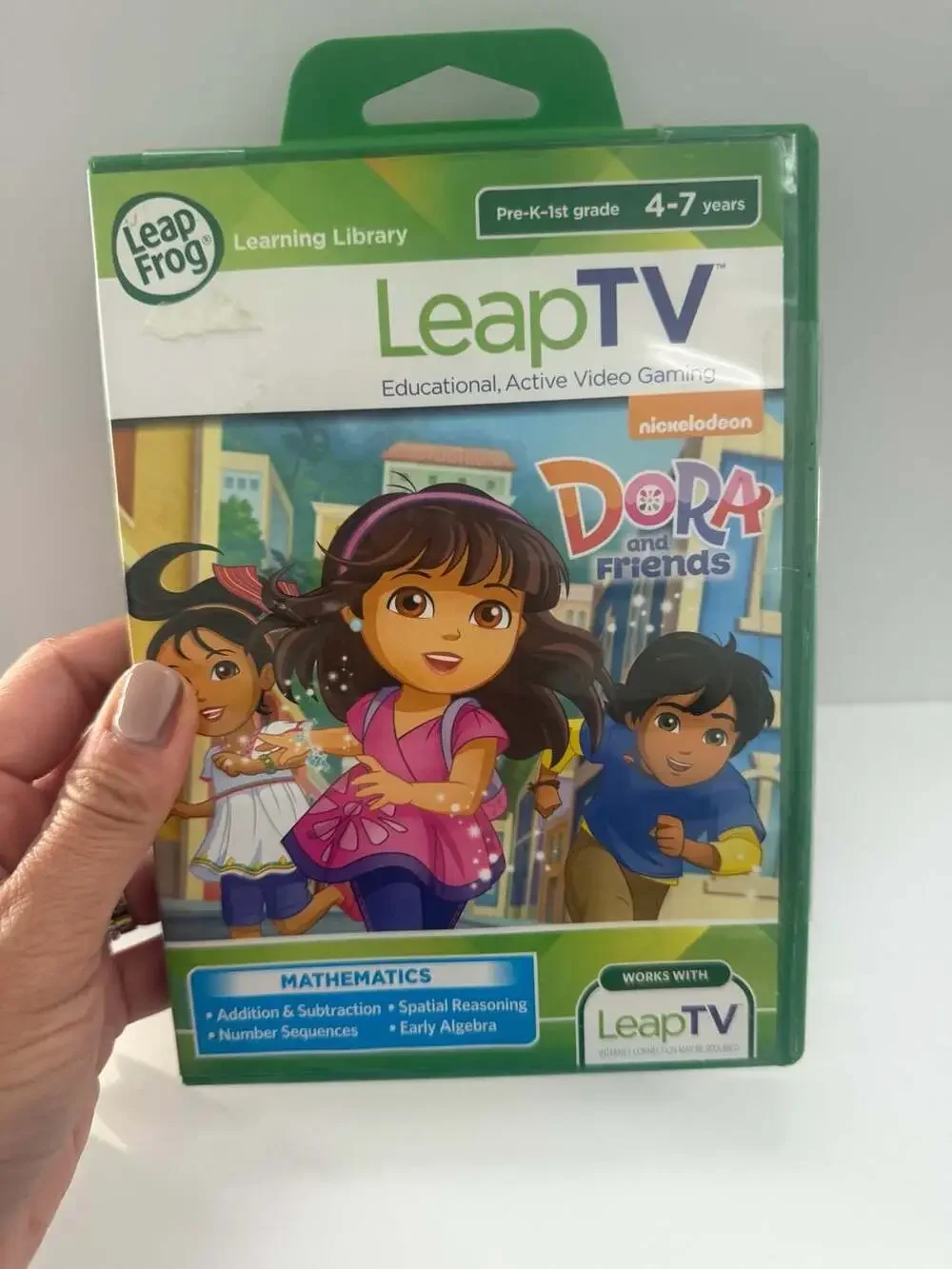 LeapFrog LeapTV Learning Video Games Lot: Pixar Pals Plus! and Dora and Friends